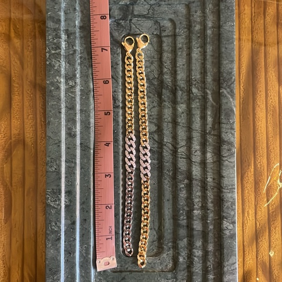 HRH COLLECTION GOLD/SILVER TONED BRACELETS - Picture 2 of 2